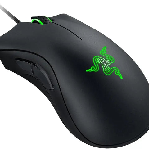 Souris Gamer Filaire Gamer Razer DeathAdder Essential Noir — dans le même univers que Fauteuil Gamer AeroCool Crown – Noir et Rouge