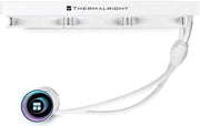 Radiateur blanc Thermalright Frozen Notte 360 WHITE ARGB AIO avec pompe ronde lumineuse