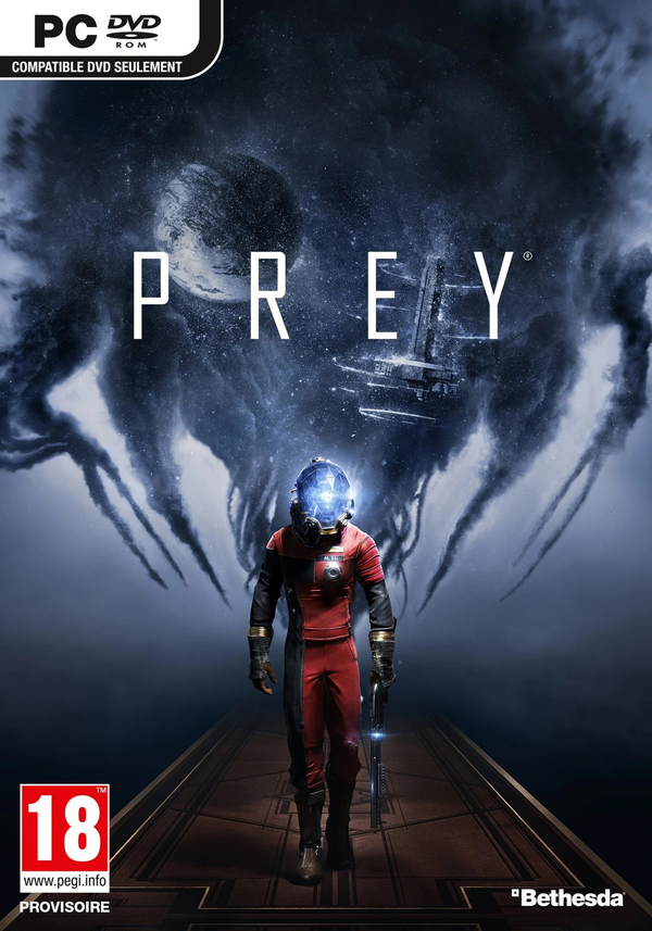Prey sur PC — jaquette du jeu Bethesda, Pixel 404 Orléans