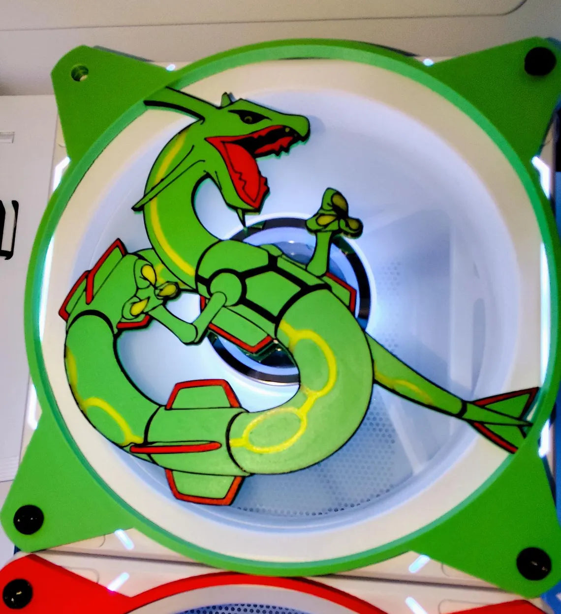 Grille Ventilateur 120mm/140mm Pokemon - Rayquaza image 0