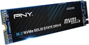 PNY CS1030 2 To M.2 NVMe PCIe Gen3 x4 noir et bleu rayures diagonales