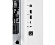 Corsair Crystal 680X RGB Blanc : boîtier blanc avec panneau latéral mesh noir et ports avant