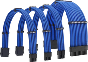 Câbles rallonges bleus tressés ATX/EPS/PCI-E avec connecteurs noirs