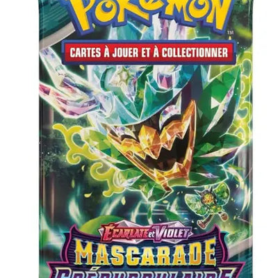 Booster Pokémon EV06 Écarlate et Violet – Mascarade Crépusculaire — dans le même univers que Lot de 65 Sleeves Souples – Édition Pikachu