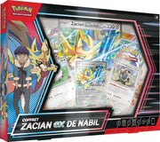 Coffret Pokémon JCC Zacian-ex de Nabil Écarlate et Violet Aventures vibrant