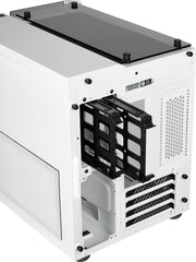 Corsair Crystal 280X RGB TG white, boîtier blanc avec composants noirs et panneau transparent