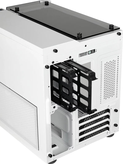 Corsair Crystal 280X RGB TG white, boîtier blanc avec composants noirs et panneau transparent