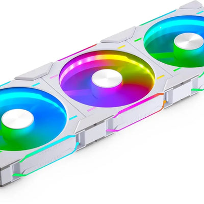 Lot de 3x Phanteks D30 Regular Airflow RGB - 14cm - BLANC