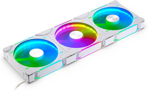 Lot de 3x Phanteks D30 Regular Airflow RGB - 14cm - BLANC