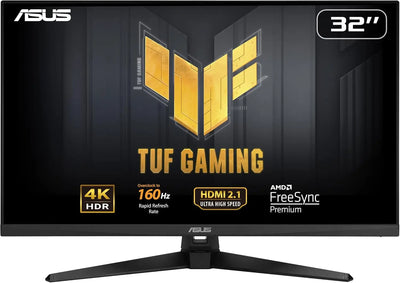 Moniteur ASUS TUF Gaming 32 pouces noir 4K HDR 160 Hz 1 ms IPS plat