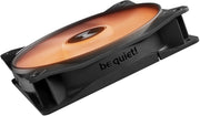 Ventilateur be quiet! Light Wings RGB 120mm noir, pales orange translucides illuminées