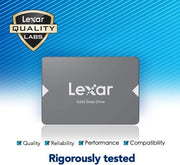 Lexar disque SSD 2.5 pouces 2 To gris rectangulaire élégant