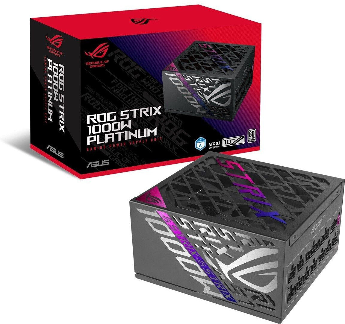 ASUS ROG Strix 1000W Platinum - Noir - ATX image 1