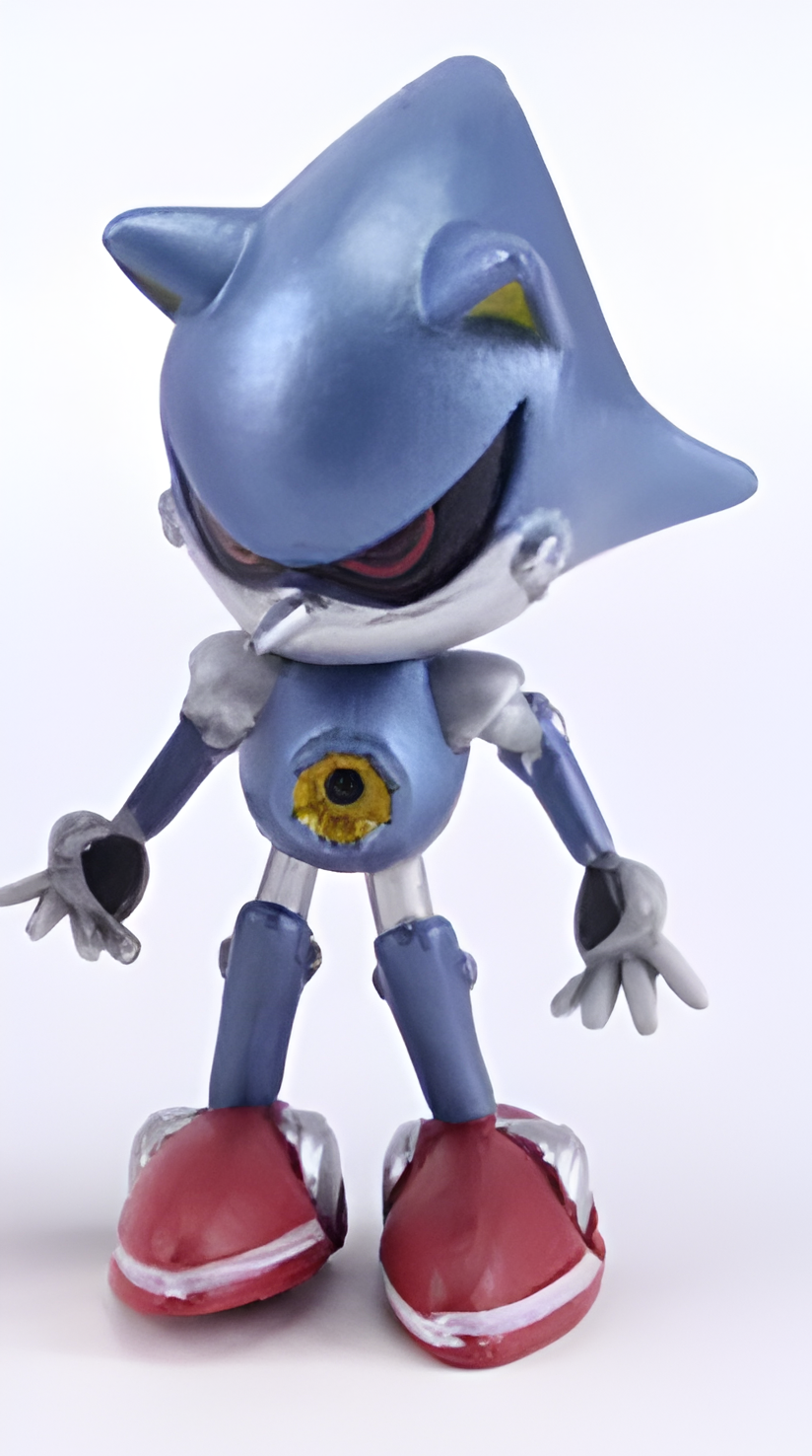 Figurine Sonic - Metal Sonic  - 7 cm image 0