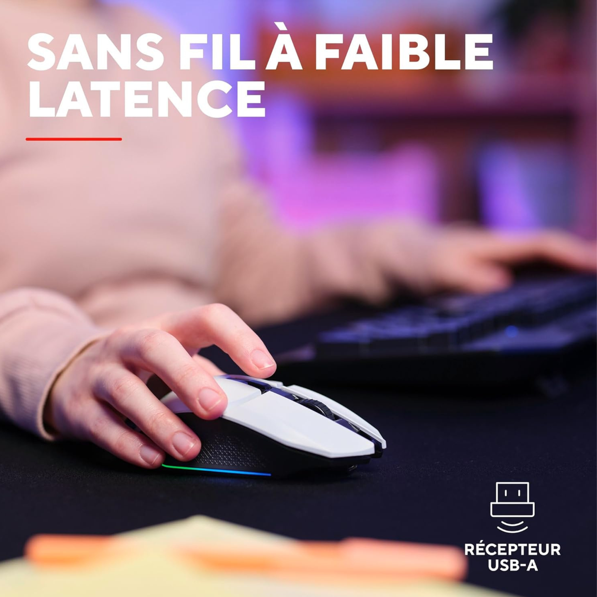 Souris Gamer - GX Trust - GXT 1108 - Blanc