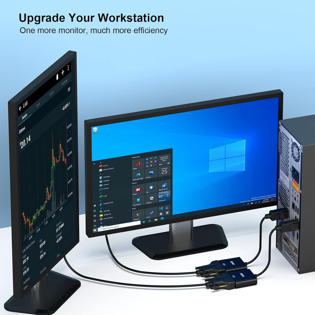 Adaptateur DisplayPort mâle vers DVI femelle&nbsp;