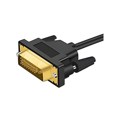 Câble DVI-D noir vers HDMI 1080p 3m avec connecteur plaqué or