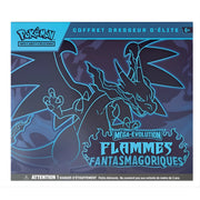 Coffret Dresseur d’Élite Flammes Fantasmagoriques Pokémon avec Charizard illuminé