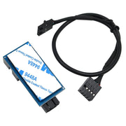 Ruban adhésif double face 9448a noir avec étiquette bleue et connecteurs câbles noirs pour adaptateur USB splitter 9 broches