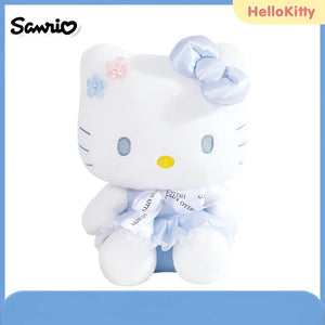 Peluche Hello Kitty - Tenue bleu clair -30 cm