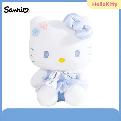 Peluche Hello Kitty -30 cm - Tenue bleu clair image 0
