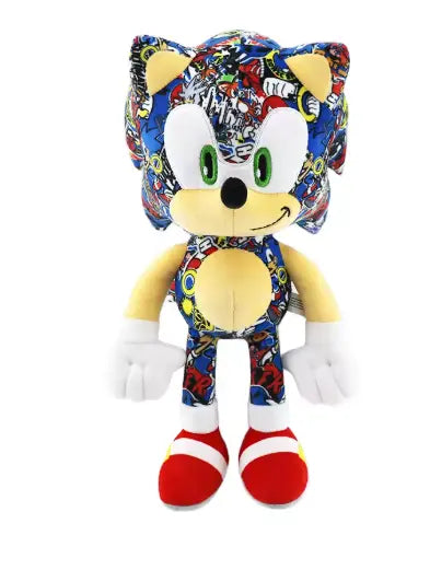 Peluche Sonic 25 cm impression poly Sonic the Hedgehog bleu vibrant