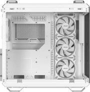ASUS TUF Gaming GT502 Horizon ARGB Blanc avec 3 ventilateurs verticaux et panneau mesh