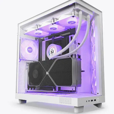 NZXT H6 Flow RGB BLANC