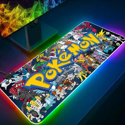Tapis de Souris Gaming RGB Pokémon - Logo Pokemon