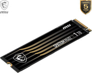 Disque SSD MSI SPATIUM M482 1 To M.2 noir avec logo dragon doré