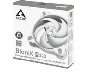 Ventilateur gaming Arctic BioniX P120 optimisé pression 120 mm blanc/gris PWM PST