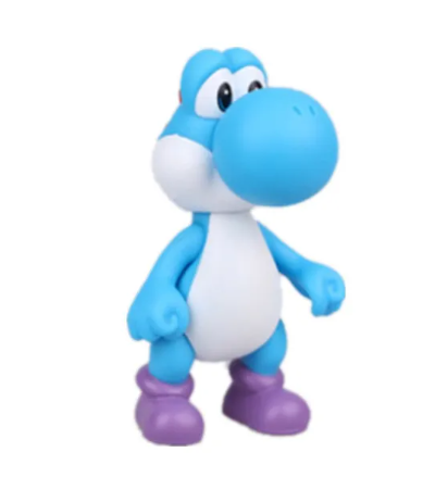 Figurine Super Mario Bros - Yoshi Bleu - 15 cm image 0