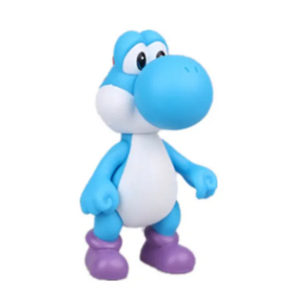 Figurine Super Mario Bros - Yoshi Bleu - 15 cm image 0