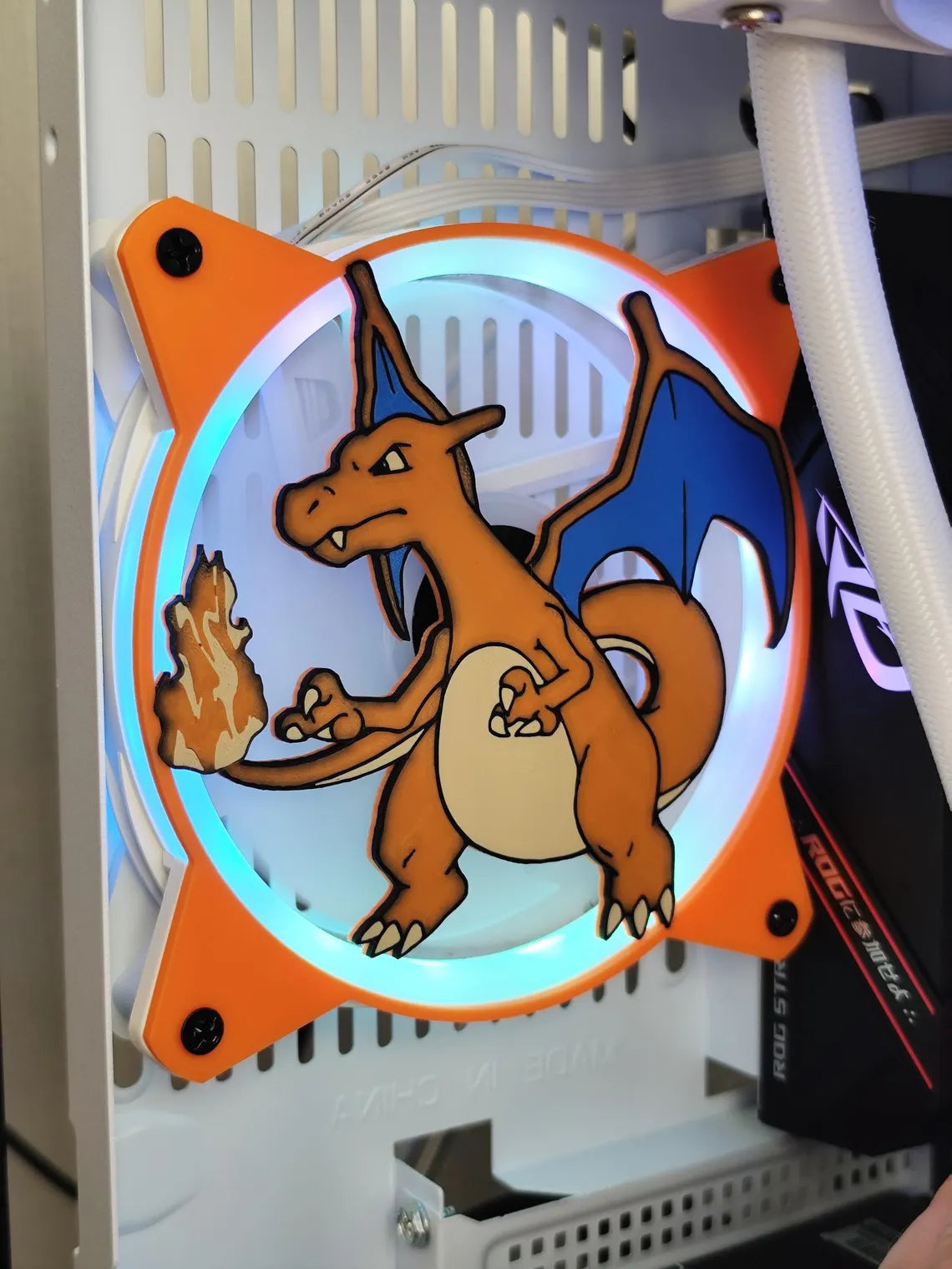 Grille Ventilateur 120mm/140mm Pokemon - Dracaufeu image 0