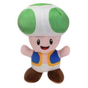 Peluche Toad Vert - Super Mario Bros - 16 cm