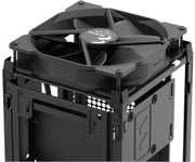 Ventilateur de boîtier noir Fractal Design Mood Light Gray, moyeu circulaire et trois pales