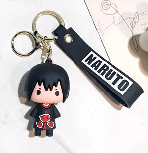 Porte clés Naruto - Sasuke Uchiwa Akatsuki