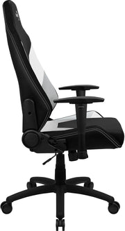 Fauteuil gamer AeroCool Admiral noir/blanc, dossier en mesh avec coutures contrastées