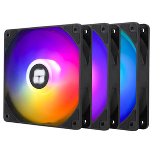 Lot de 3 ventilateurs PC TL C12C-S 120 mm Refroidissement Silencieux - Ventilateur RGB
