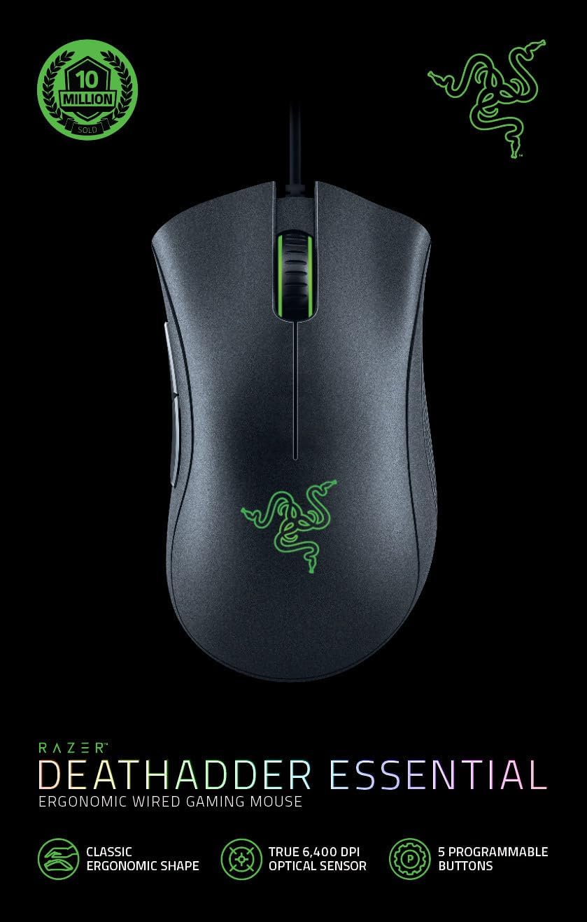 Souris Filaire Gamer Razer DeathAdder Essential Noir
