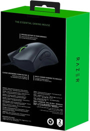 Souris filaire gamer Razer DeathAdder Essential noire avec molette verte illuminée