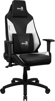 Fauteuil gamer AeroCool Admiral noir et blanc avec dossier en maille