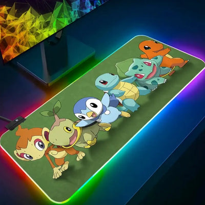 Tapis de Souris Gaming RGB Pokémon -  Starter