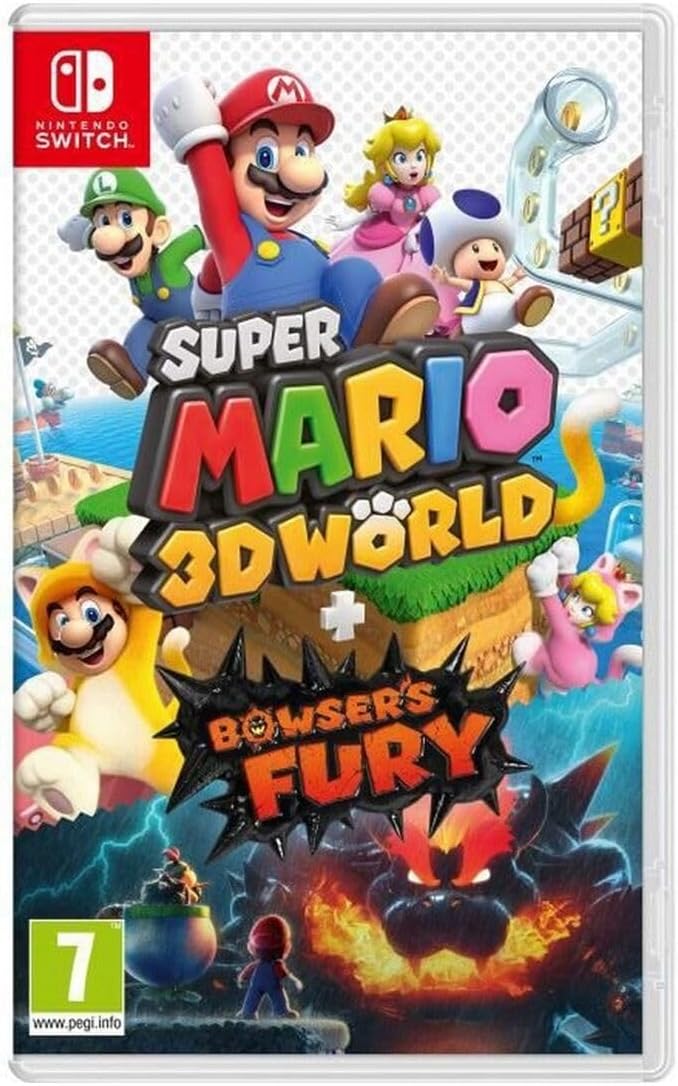 Jaquette Super Mario 3D World + Bowser's Fury Nintendo Switch