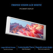Thermalright Trofeo Vision LCD Noir : écran IPS 6,86 pouces blanc avec montagnes abstraites