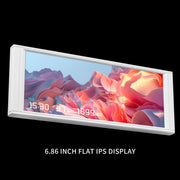 Écran LCD IPS 6,86 pouces Thermalright Trofeo Vision Noir avec paysage abstrait vibrant