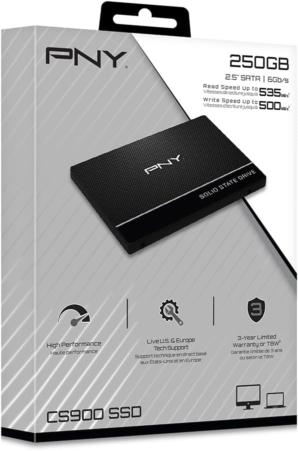 PNY CS9900 Disque SSD 2.5" 256Go  - Disques SSD image 1