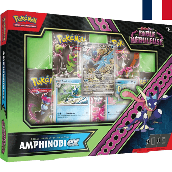Pokemon JCC – Coffret Illustration Spéciale : Amphinobi-ex (Fable Nébuleuse – EV image 1