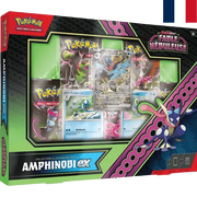 Coffret Pokémon JCC Amphinobi-ex Fable Nébuleuse vert et noir avec Crobat, Garchomp, Greninja