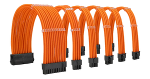 Kit de Rallonges cables alimentation orange PSU - ATX / EPS / PCI-E